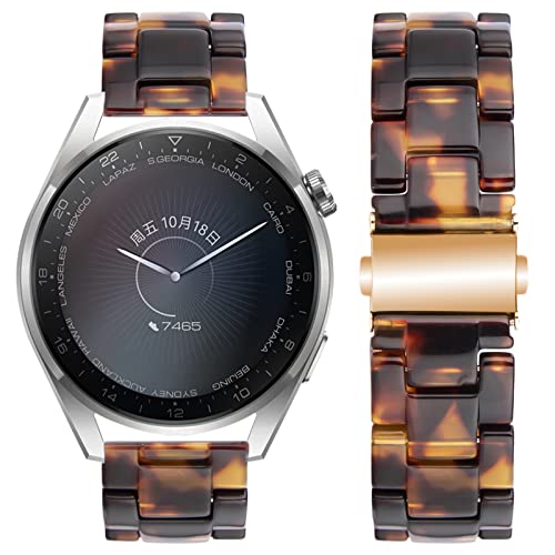 ＳＥＵＥＲ 樹脂時計 バンド 交換バンド クイックリリース 軽量 防汗性 スタイリッシュ 腕時計ベルト 20mm 22mm ステンレス展開クラスプ 交換便利 23色(琥珀 20mm)